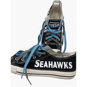 Seattle Seahawks Football Tennis Shoes Womens size US 10.5 Lace Up E-LOV